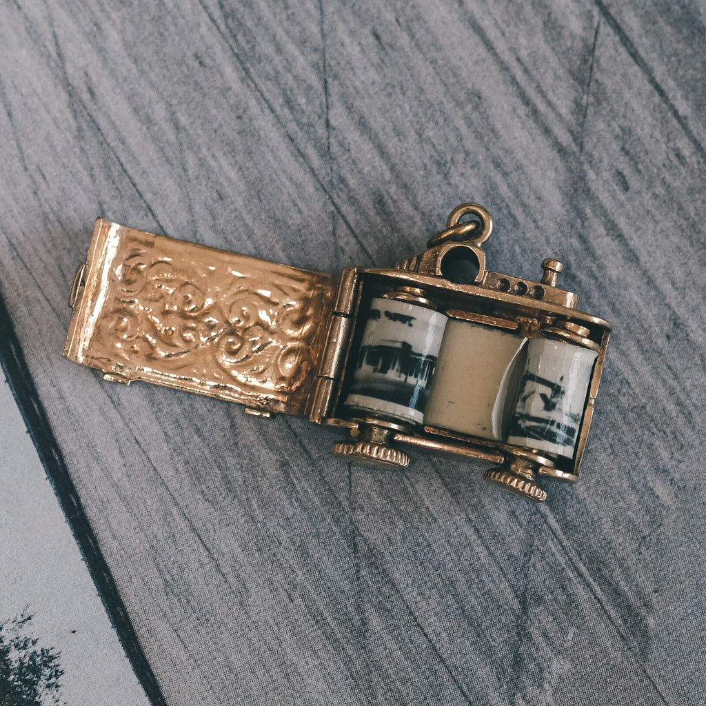 Vintage Souvenir Camera Charm - Lost Owl Jewelry
