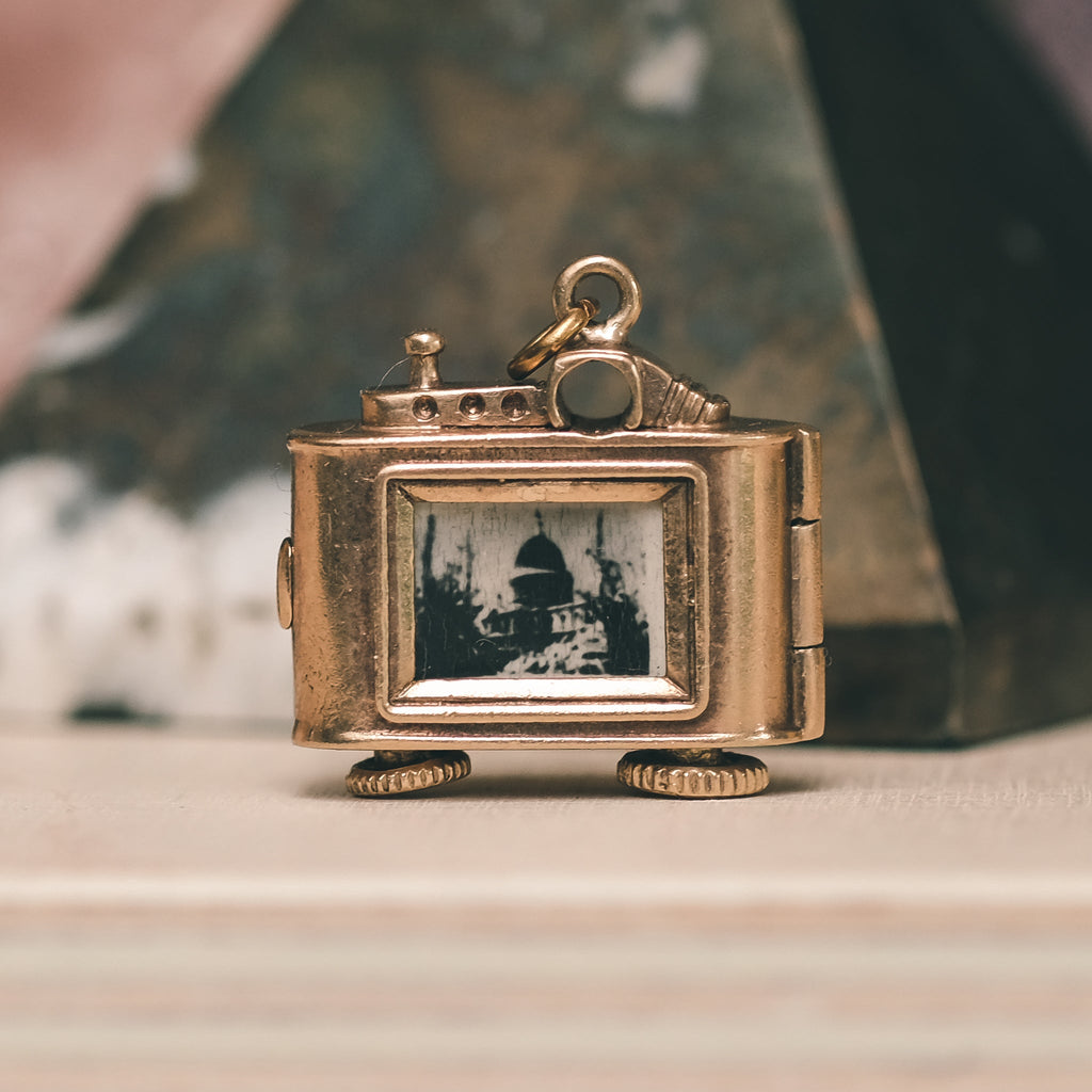 Vintage Souvenir Camera Charm - Lost Owl Jewelry