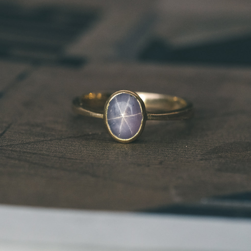 Vintage Star Sapphire Ring - Lost Owl Jewelry